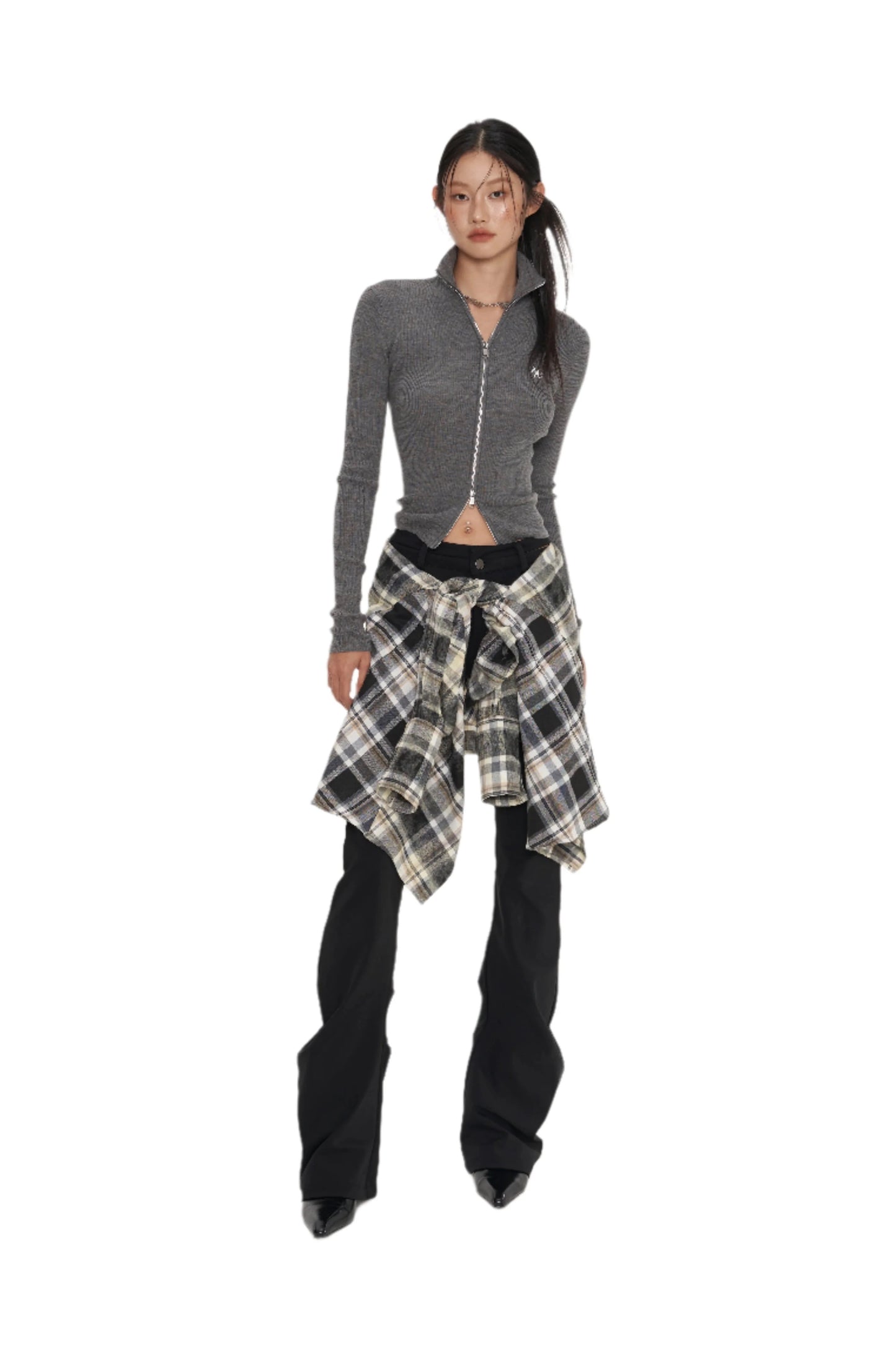 Naws Black Classic Logo Knit Cardigan