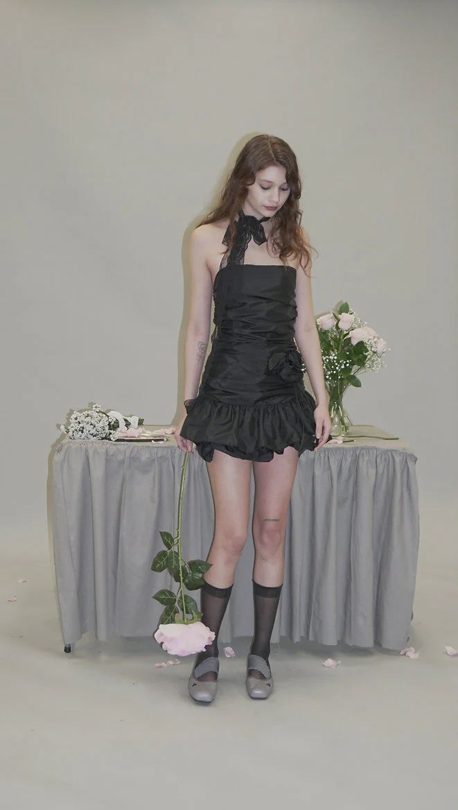 Zemeta Black Rose Pick Dress