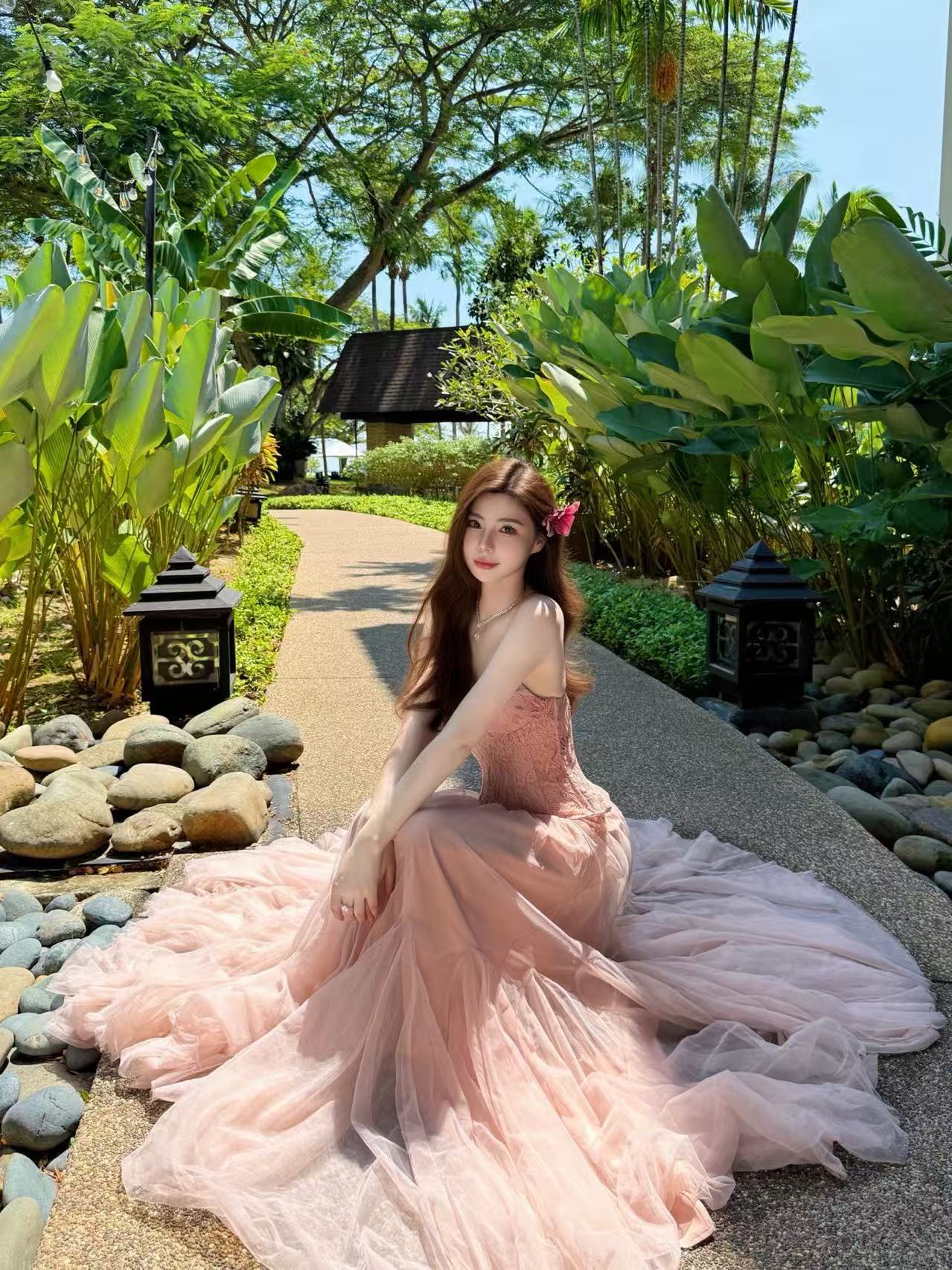 Sheerluck Wavy Dress