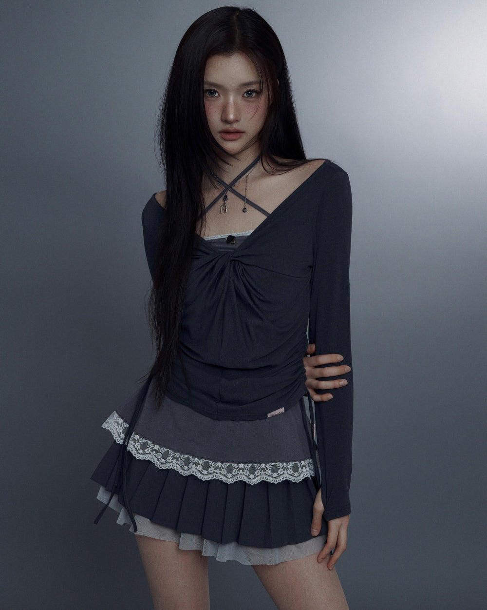 Newalrin Rorà Lace Tube Top