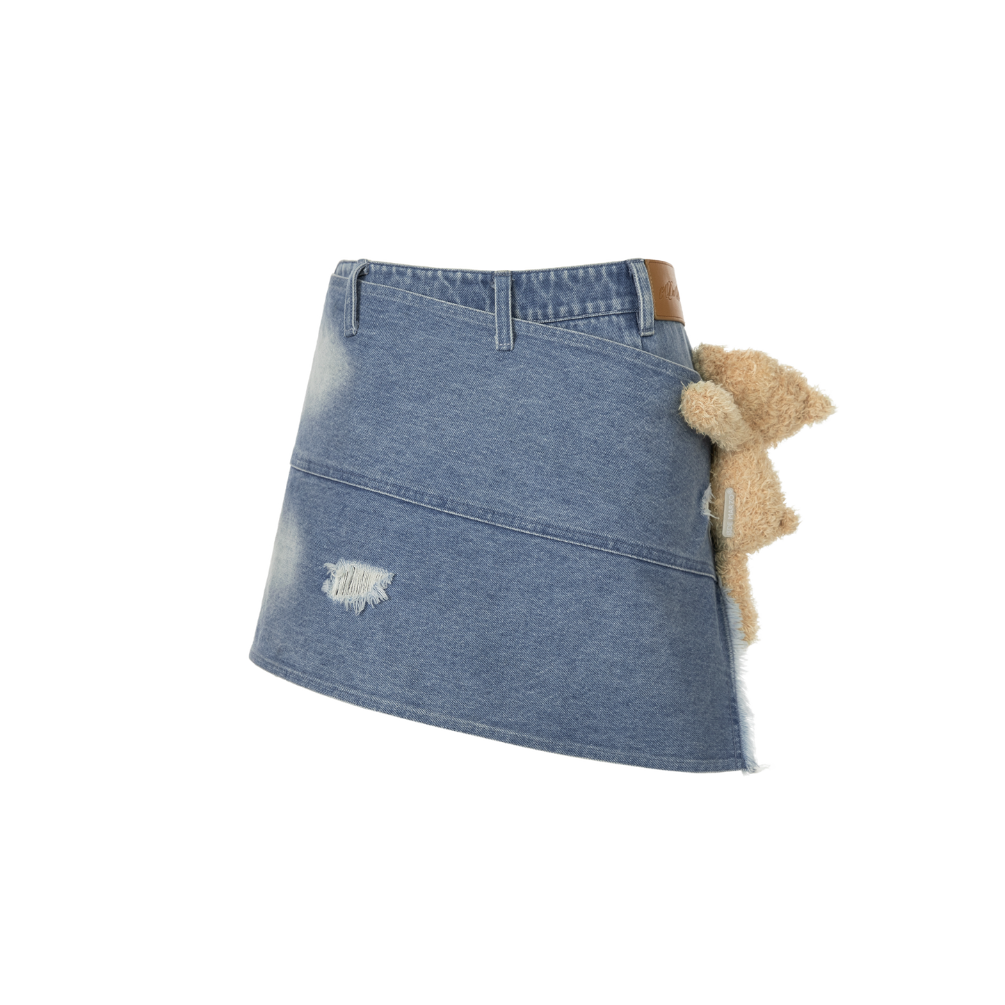 13DE MARZO Bear Horizontal Jeans Dress