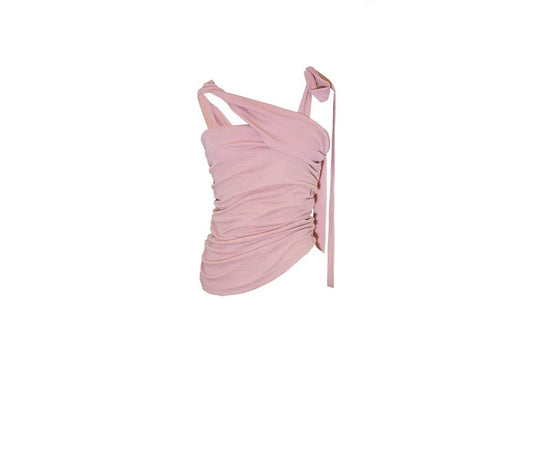 Zemeta Heart Tie Asymmetric Top