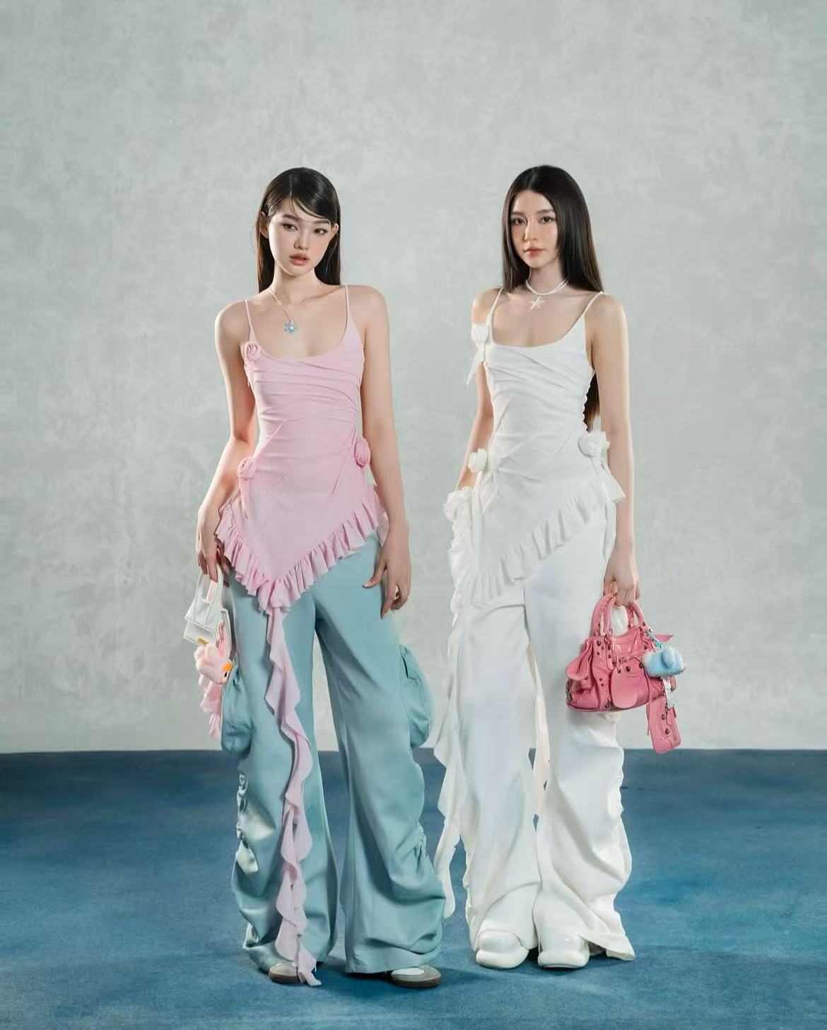 Swan Babitee Top White/Pink