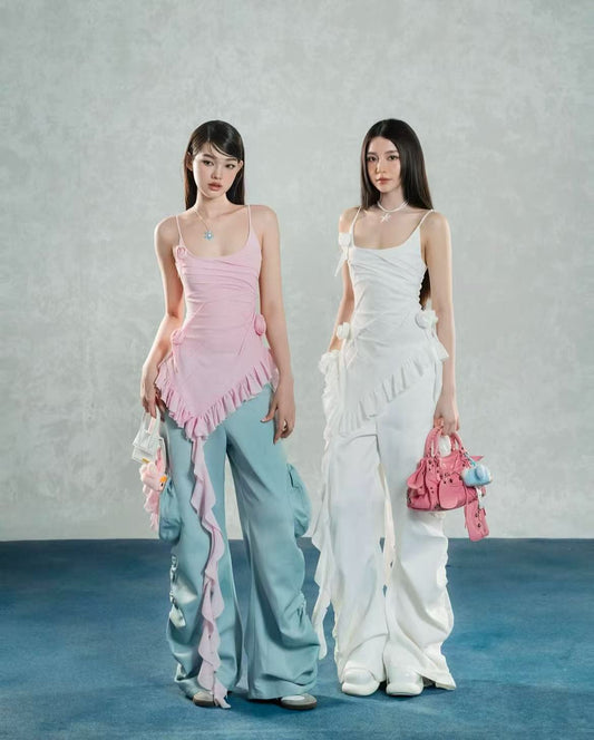 Swan Babitee Top White/Pink