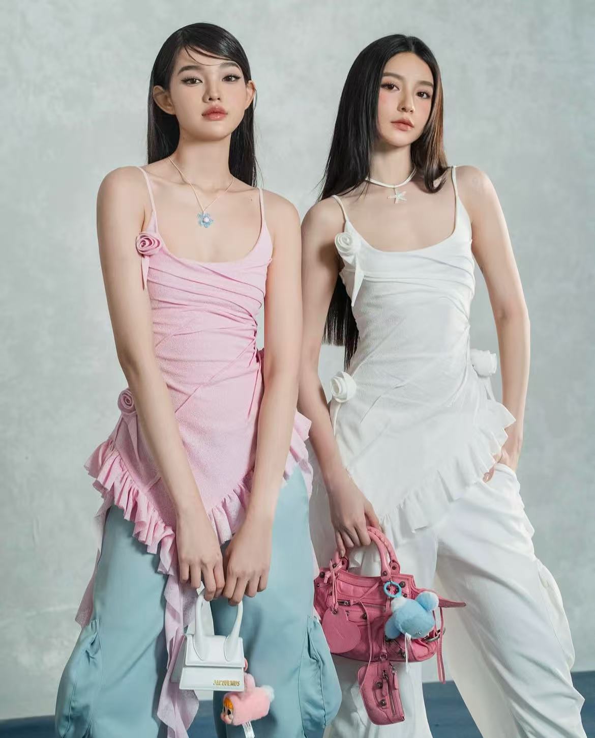 Swan Babitee Top White/Pink