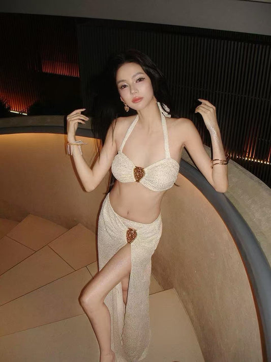 Goddess Gold Bikini Set