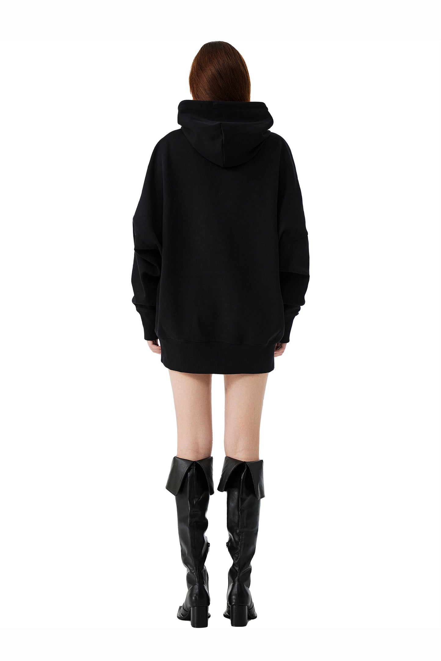 YJ1NGZYZJ Printed Hoodie In Black