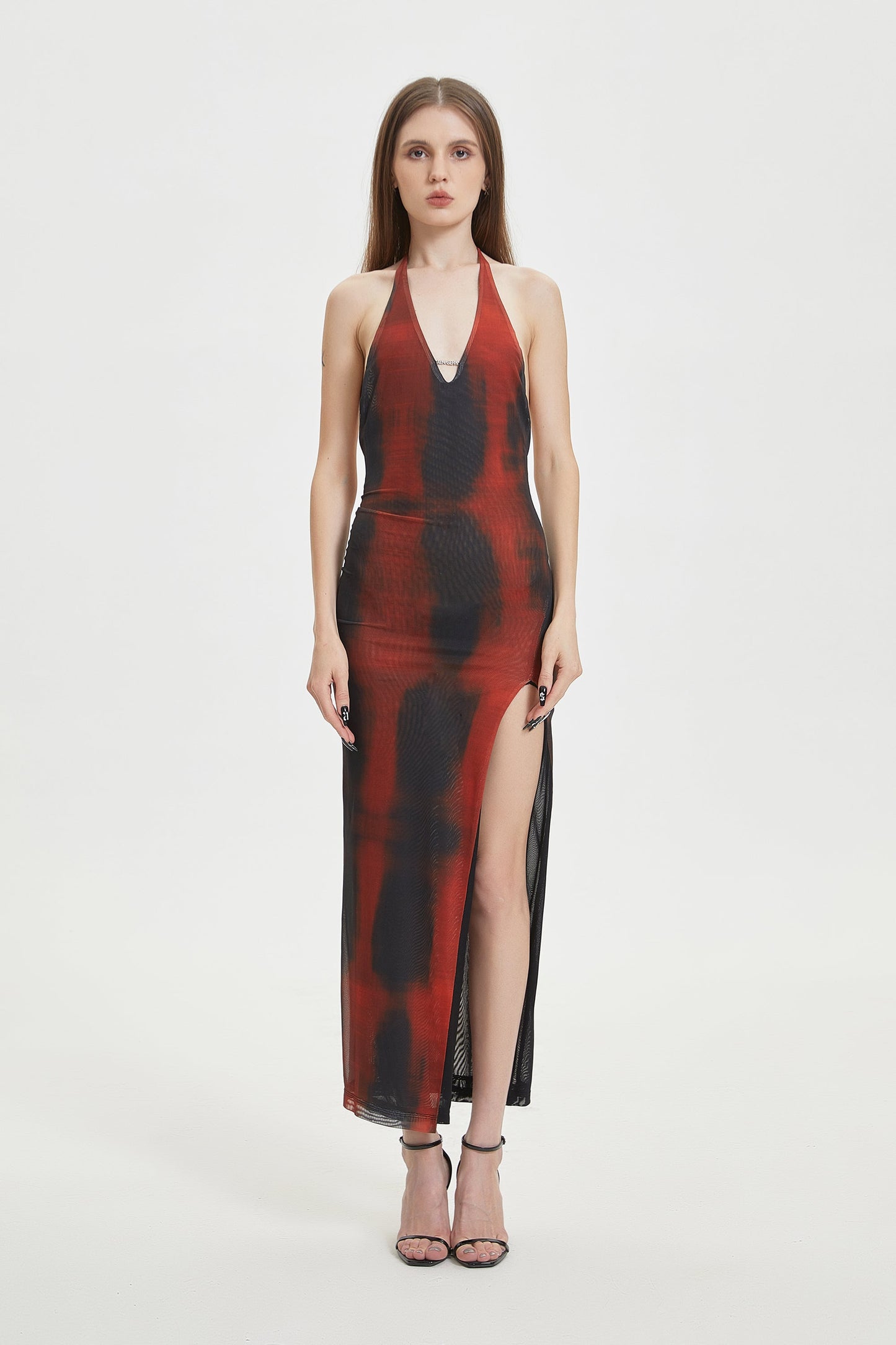 XENASERA SS22 NIGHTFALL CABERNET DRESS