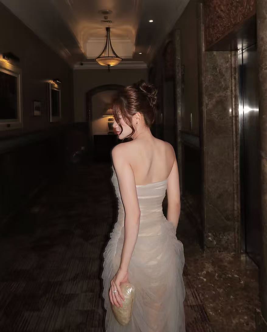 Must Have Color-Blocked Mesh Dress