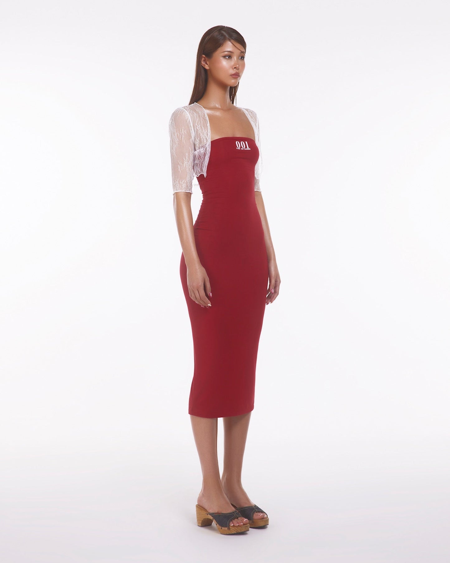 Huelleyrose BURN 001 DRESS - RED