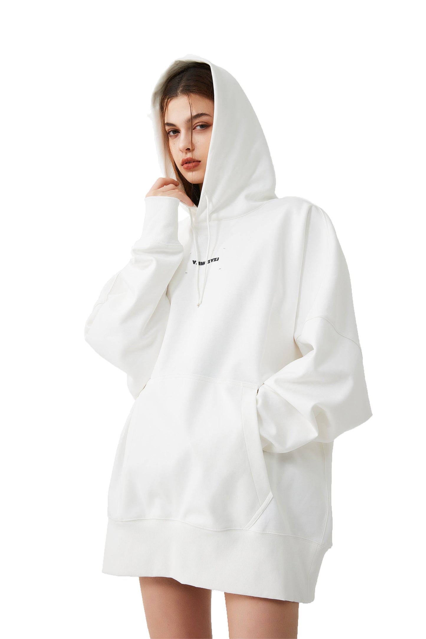 YJ1NGZYZJ Printed Hoodie In White