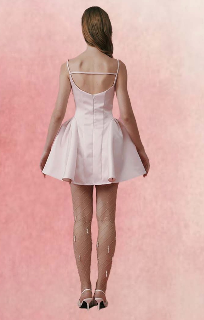 Cameyliu Crystalline Dress