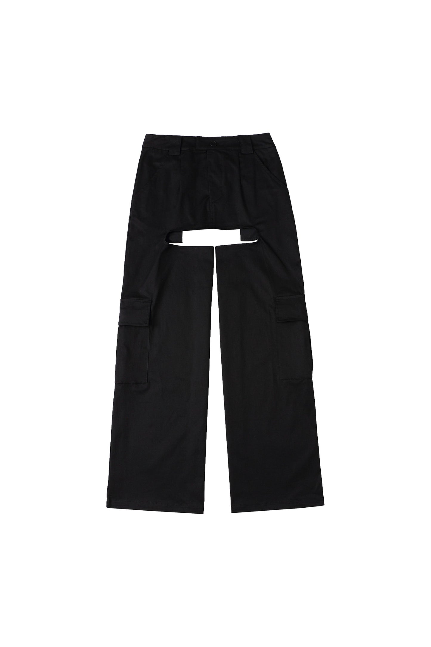 YJ1NGZYZJ Crotchless Cargo Pants