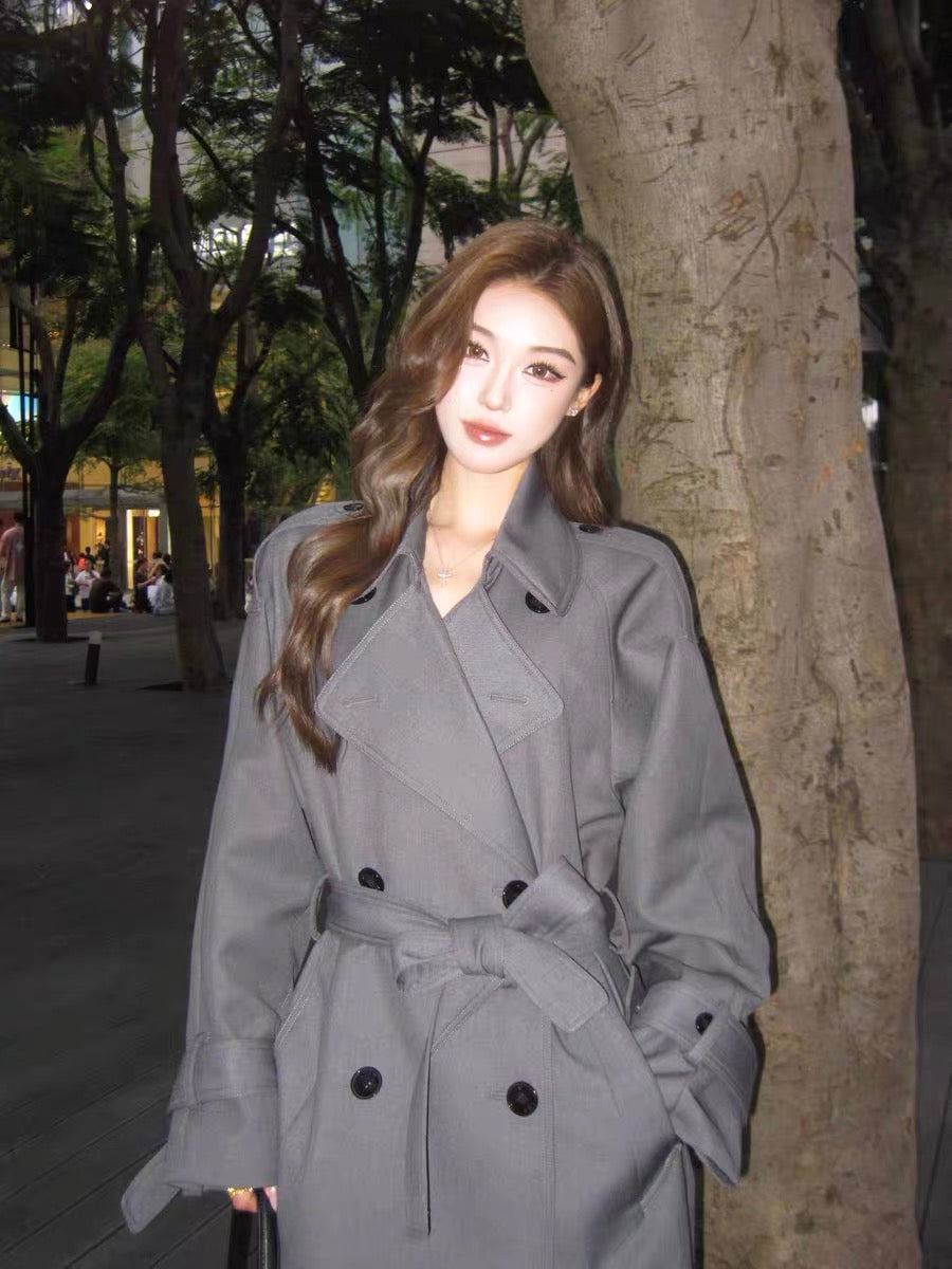 Ann Andelman grey Trench Coat