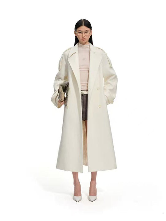 Naws Classic Vicuna Wool Coat