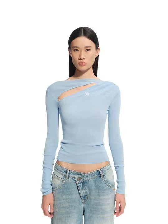 Naws Crescent Moon Knit Top