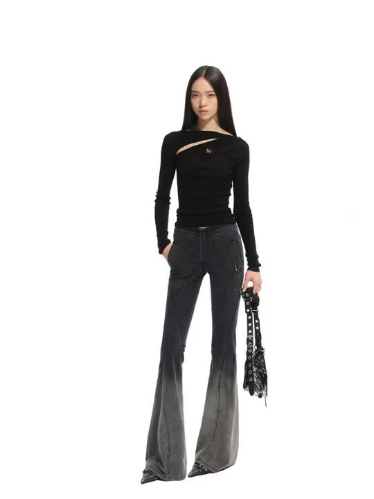 Naws Crescent Moon Knit Top