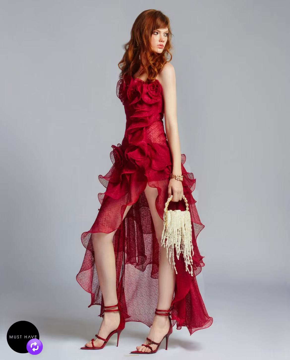 Must Have Red Rose Dress