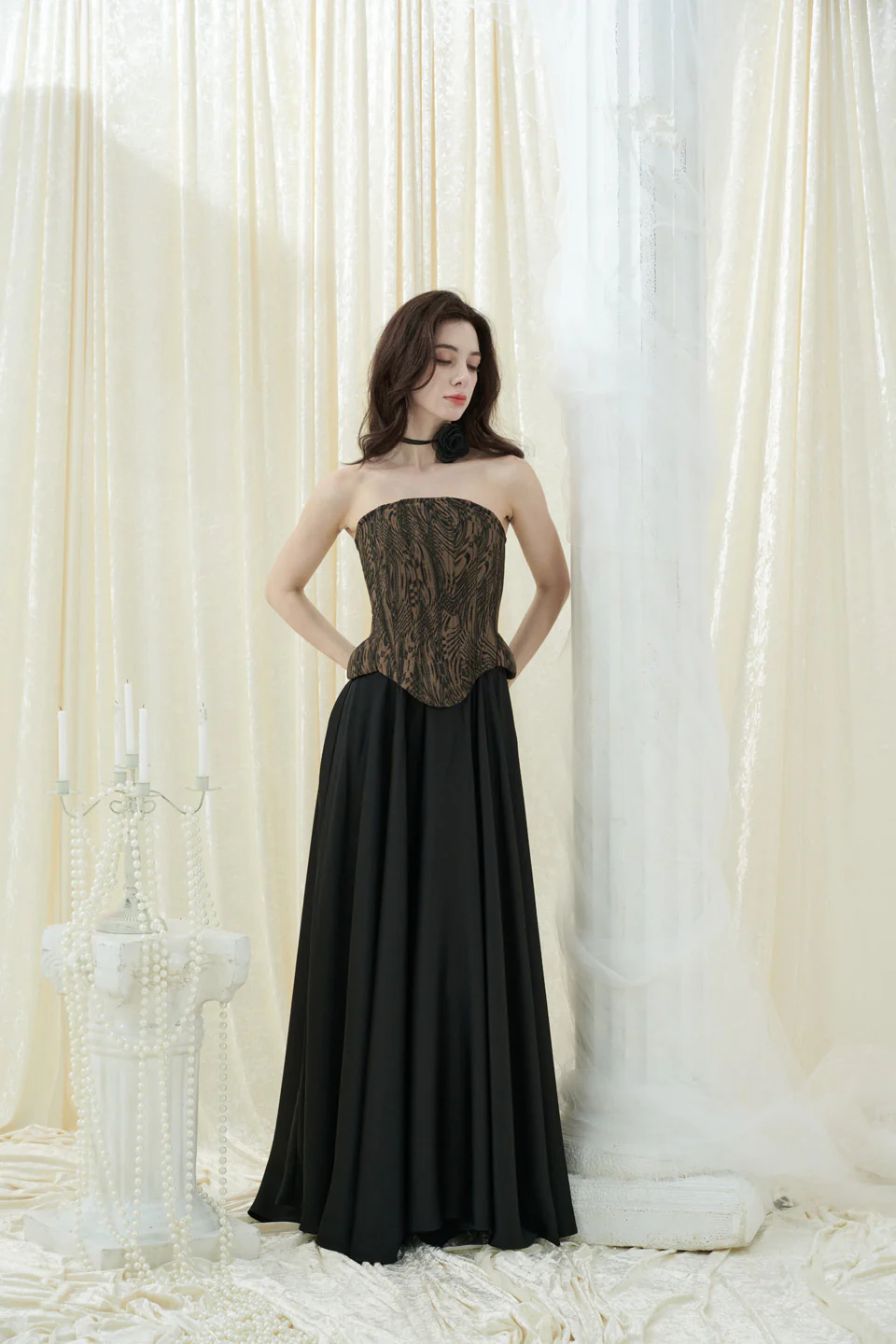 Crow Crew Black Maxi Dress