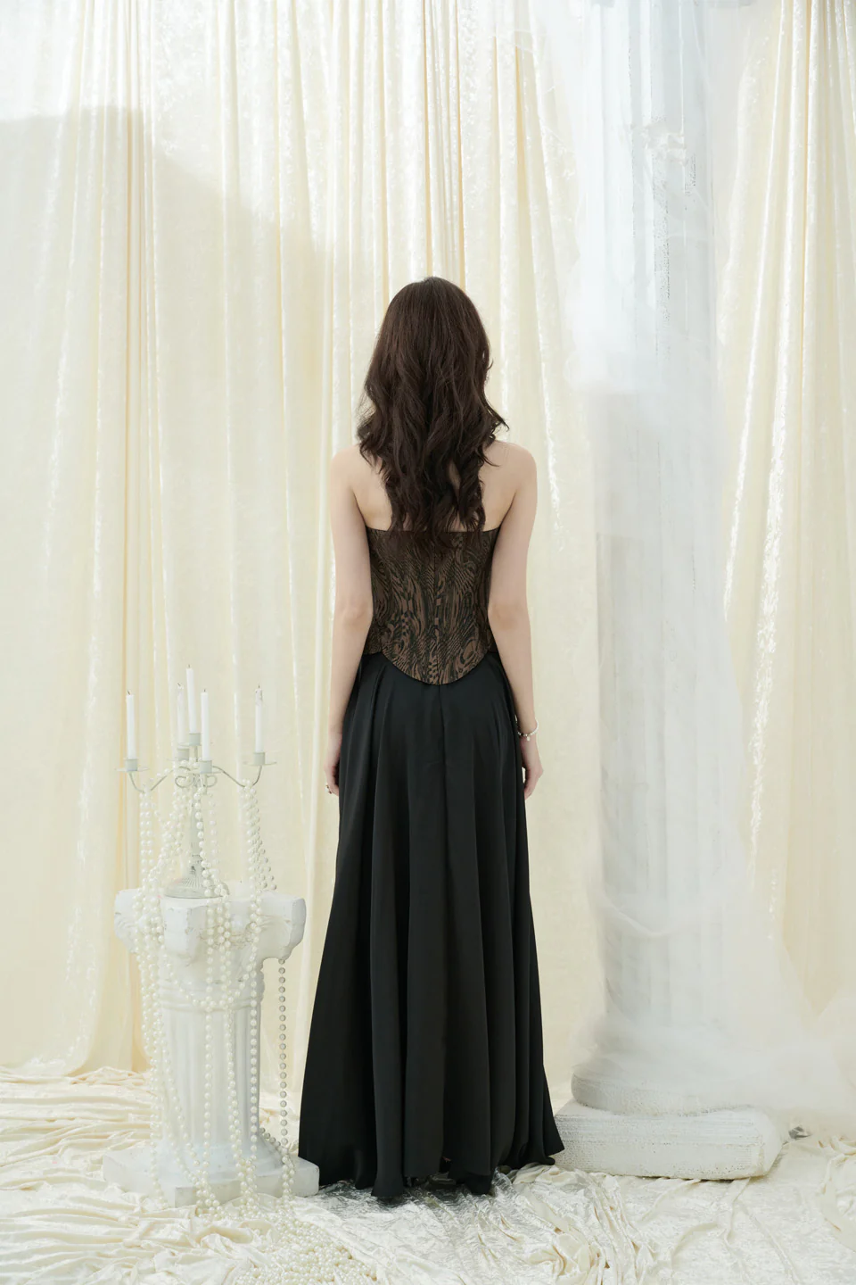 Crow Crew Black Maxi Dress