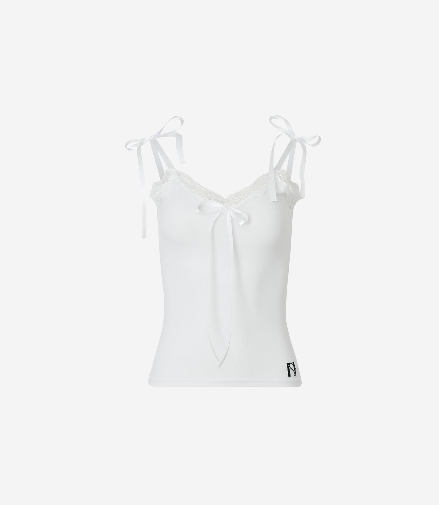Newalrin Ribbon lace sleeveless Top