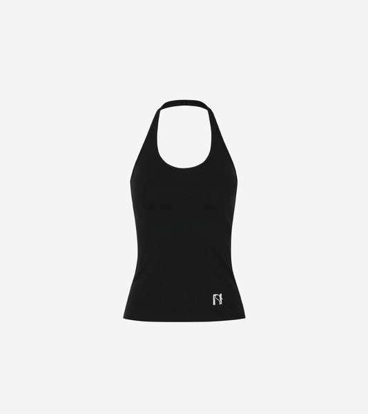 Newalrin logo Halter neck sleevelsee top