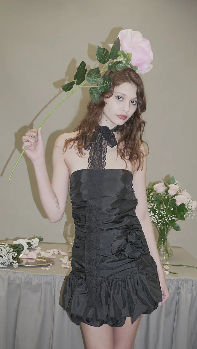 Zemeta Black Rose Pick Dress