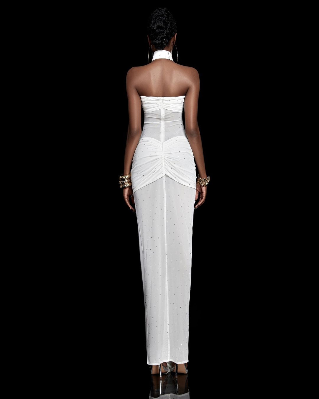 MAEL FEMME White Tube Max Dress