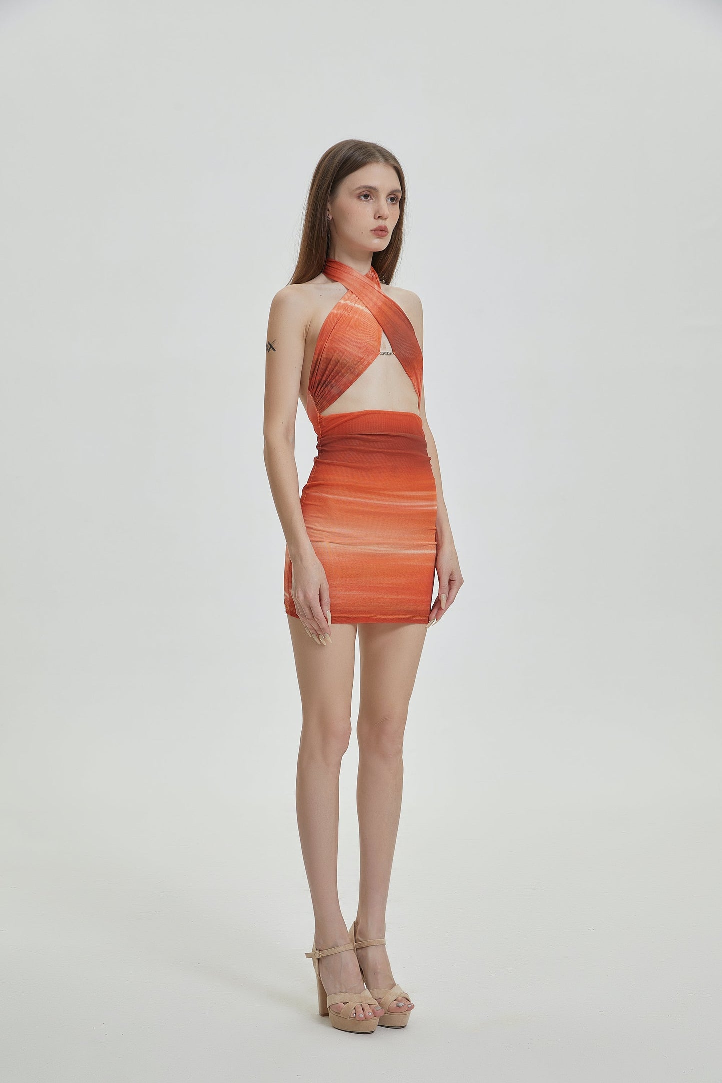 XENASERA SS22 CALIFORNIA SUNSET DRESS