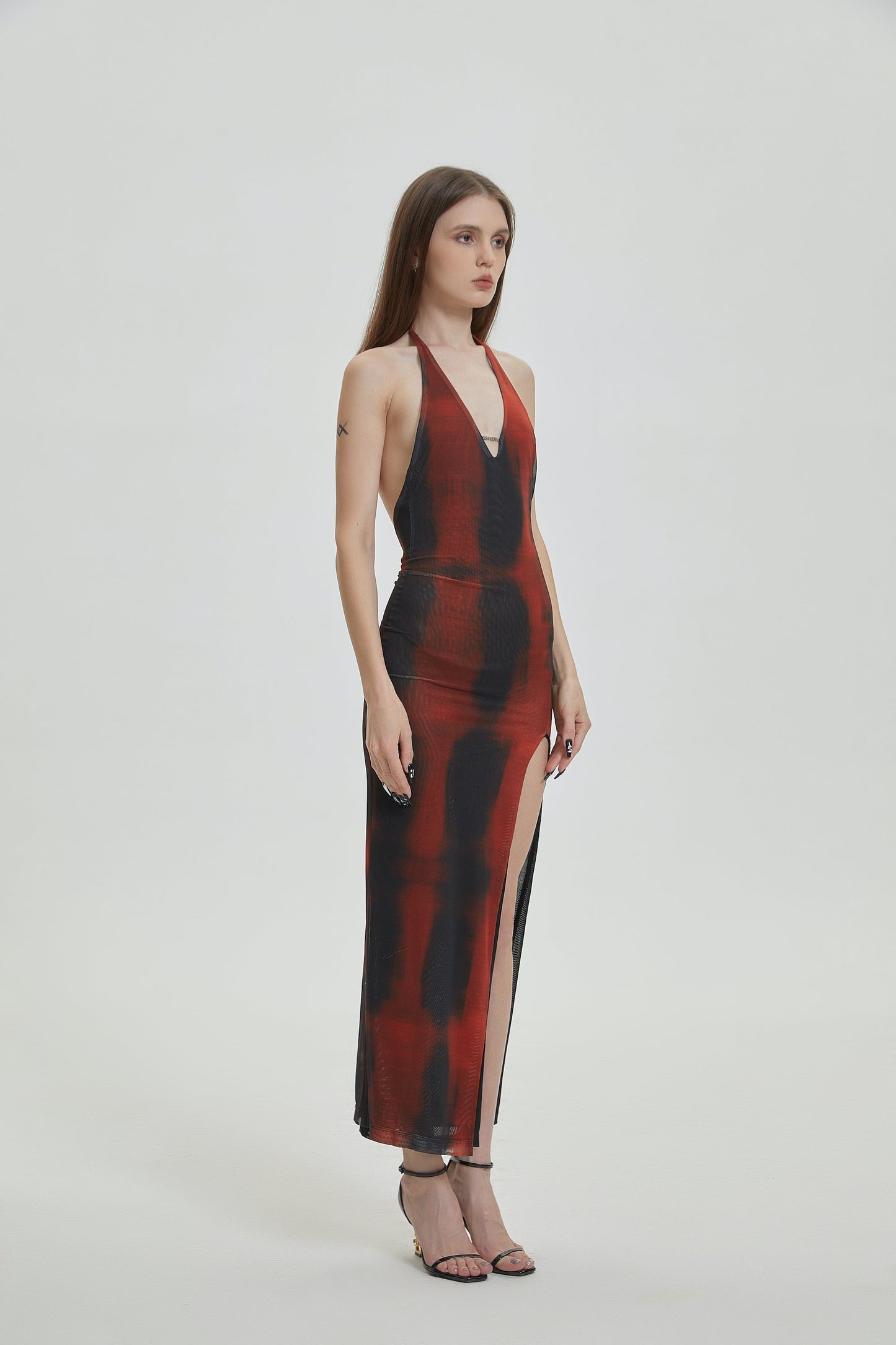 XENASERA SS22 NIGHTFALL CABERNET DRESS