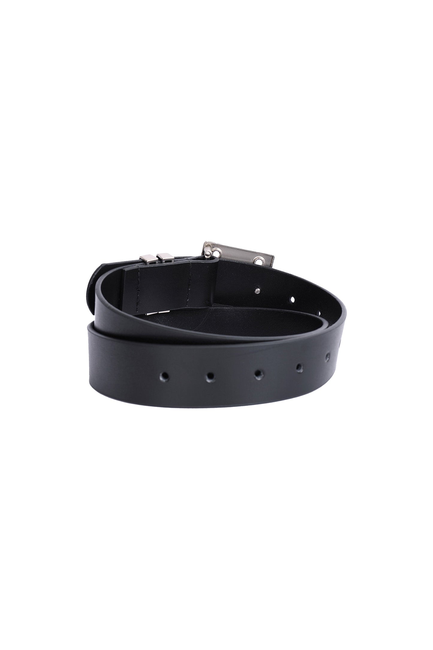 YJ1NGZYZJ Hinge Calf Leather Belt In Black