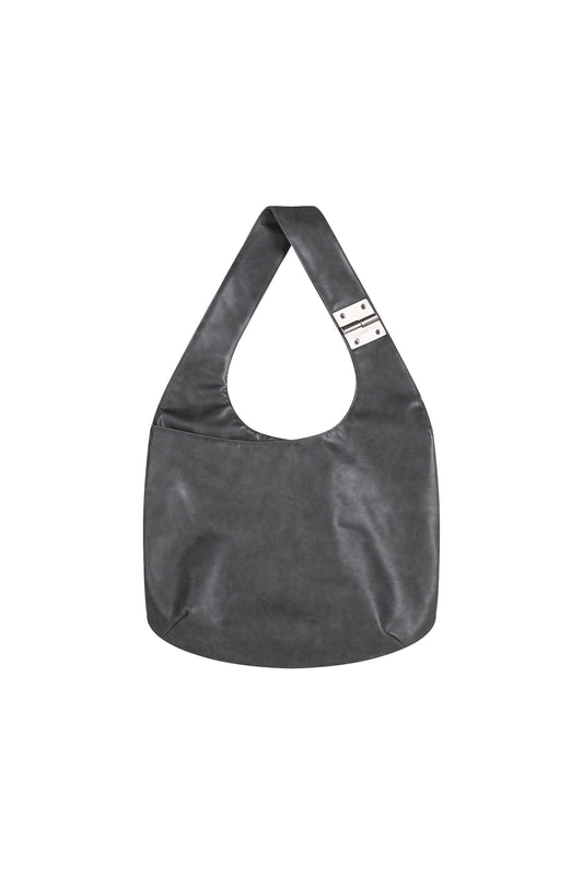 YJ1NGZYZJ Logo Shoulder Bag In Gray