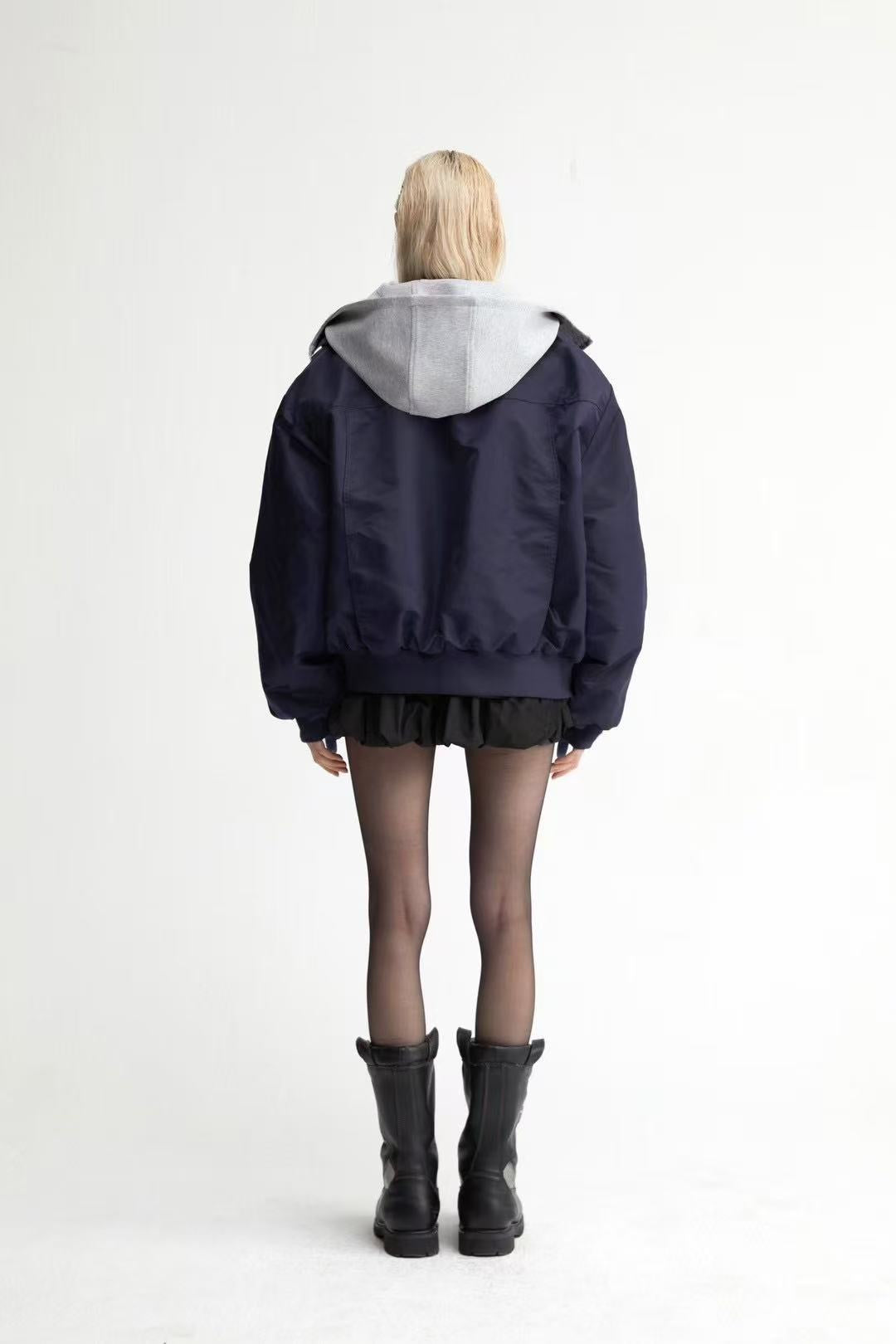 YJ1NGZYZJ Bomber Jacket Blue