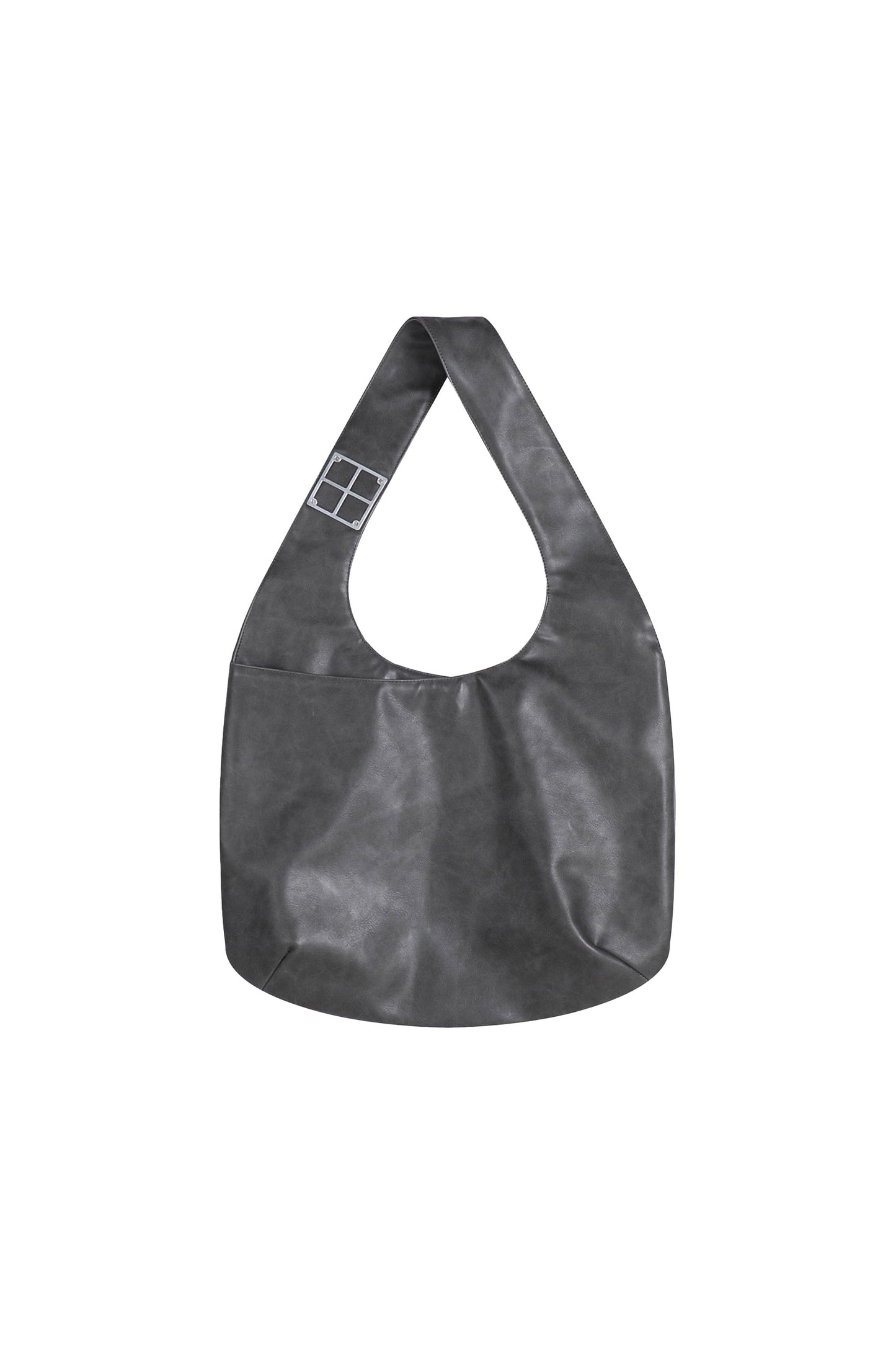 YJ1NGZYZJ Logo Shoulder Bag In Gray