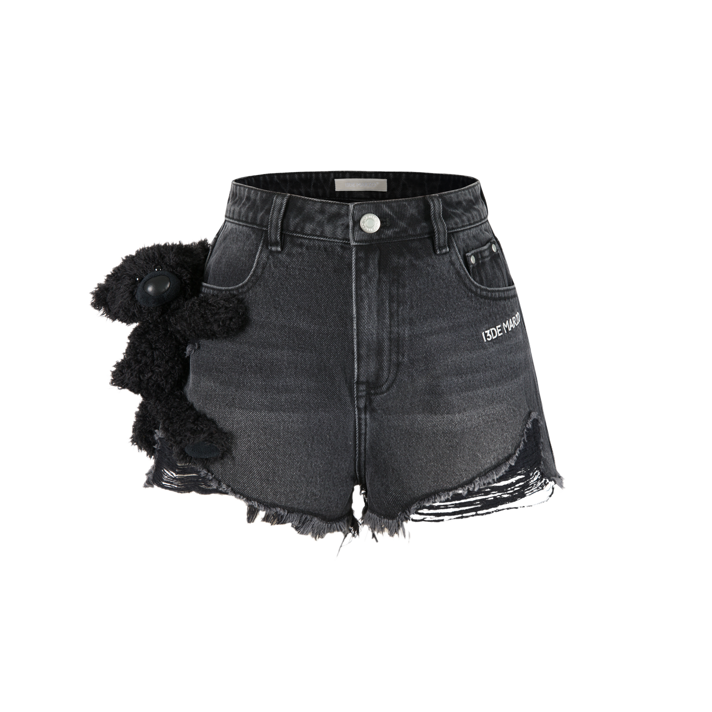 13DE MARZO Doozoo Washed Denim Shorts