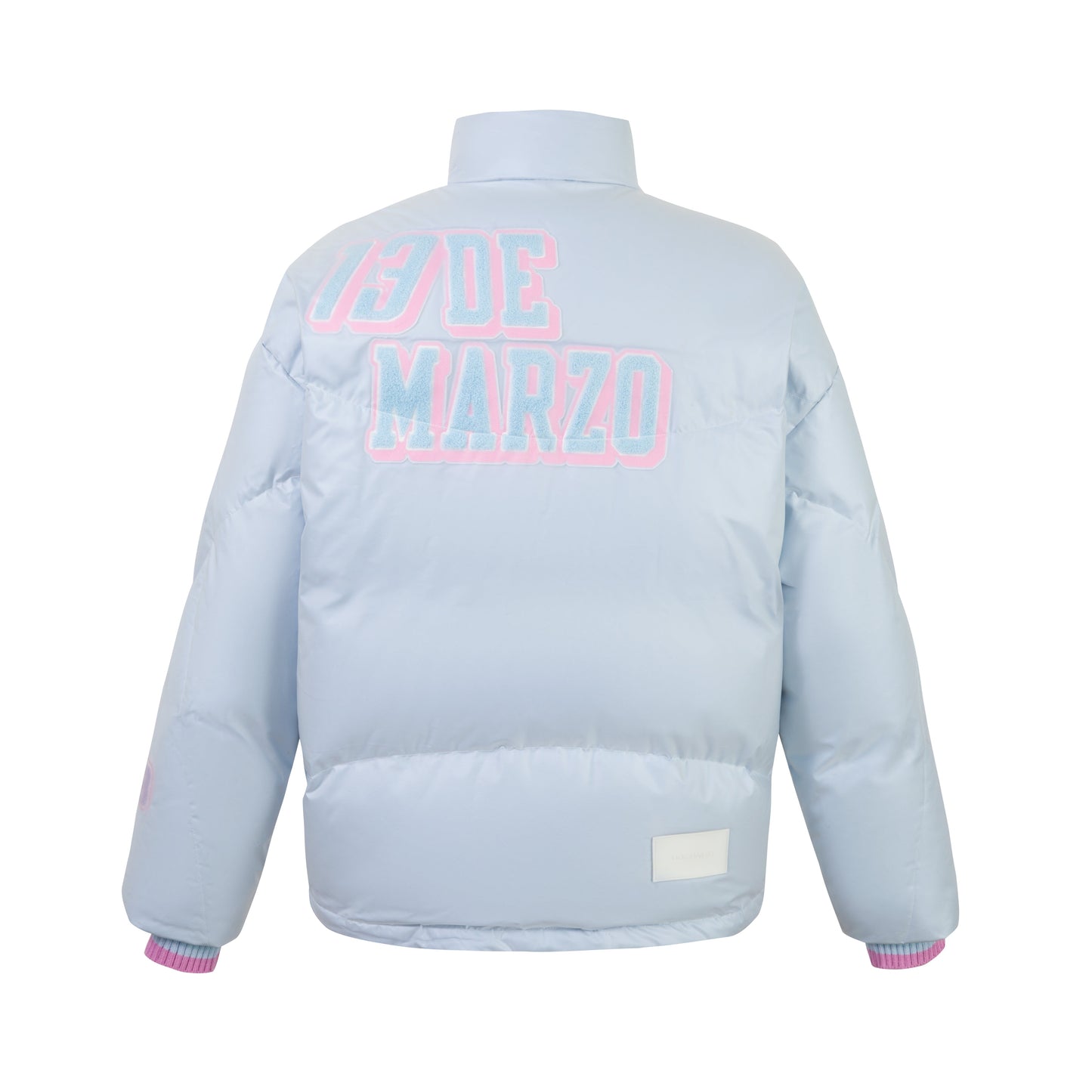 13DE MARZO Doozoo Transparency Zip Down Jacket