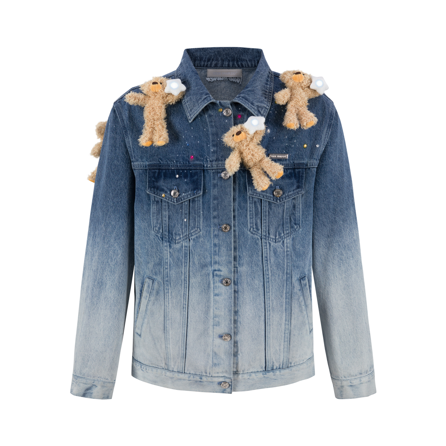 13DE MARZO Lumi Star Bear Denim Jacket