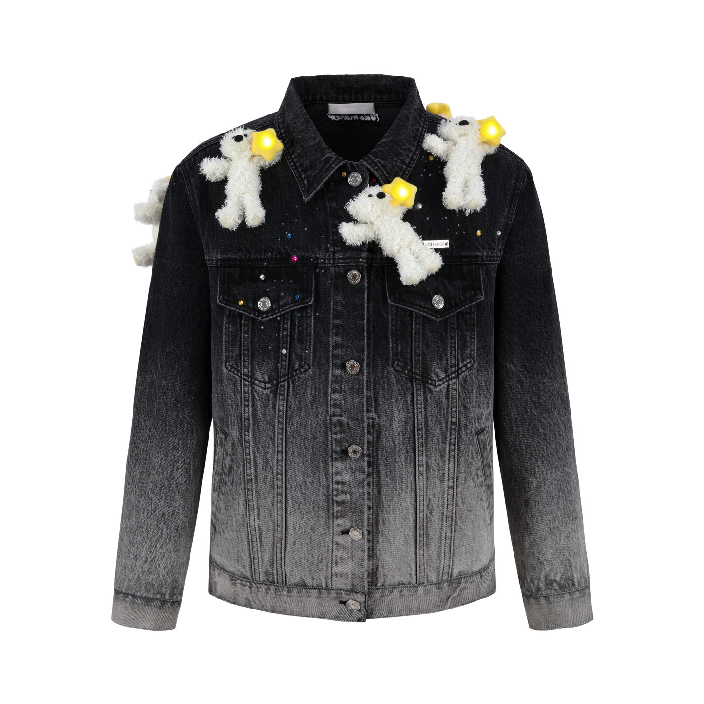 13DE MARZO Lumi Star Bear Denim Jacket