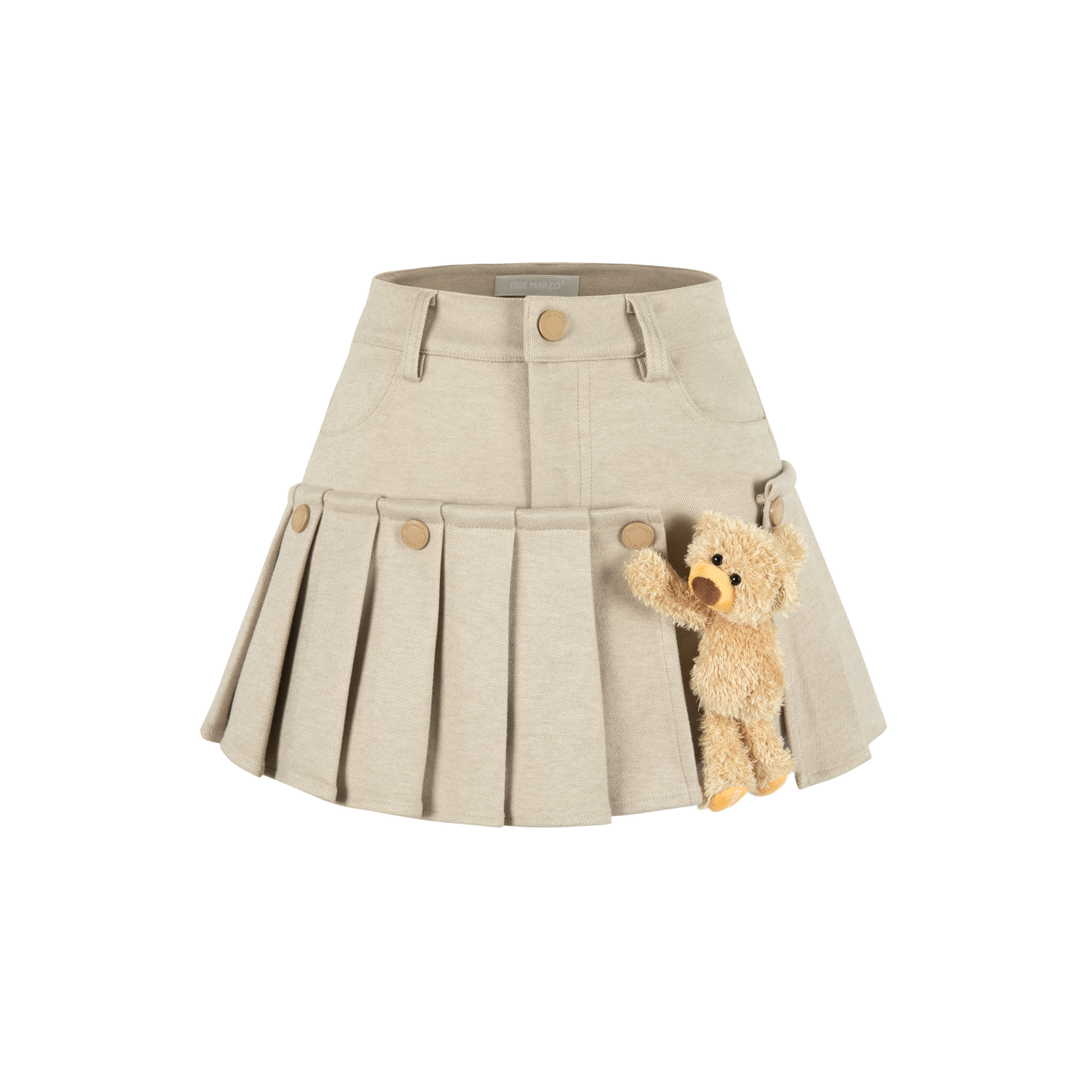 13DE MARZO Doozoo Detachable Skirt Shorts