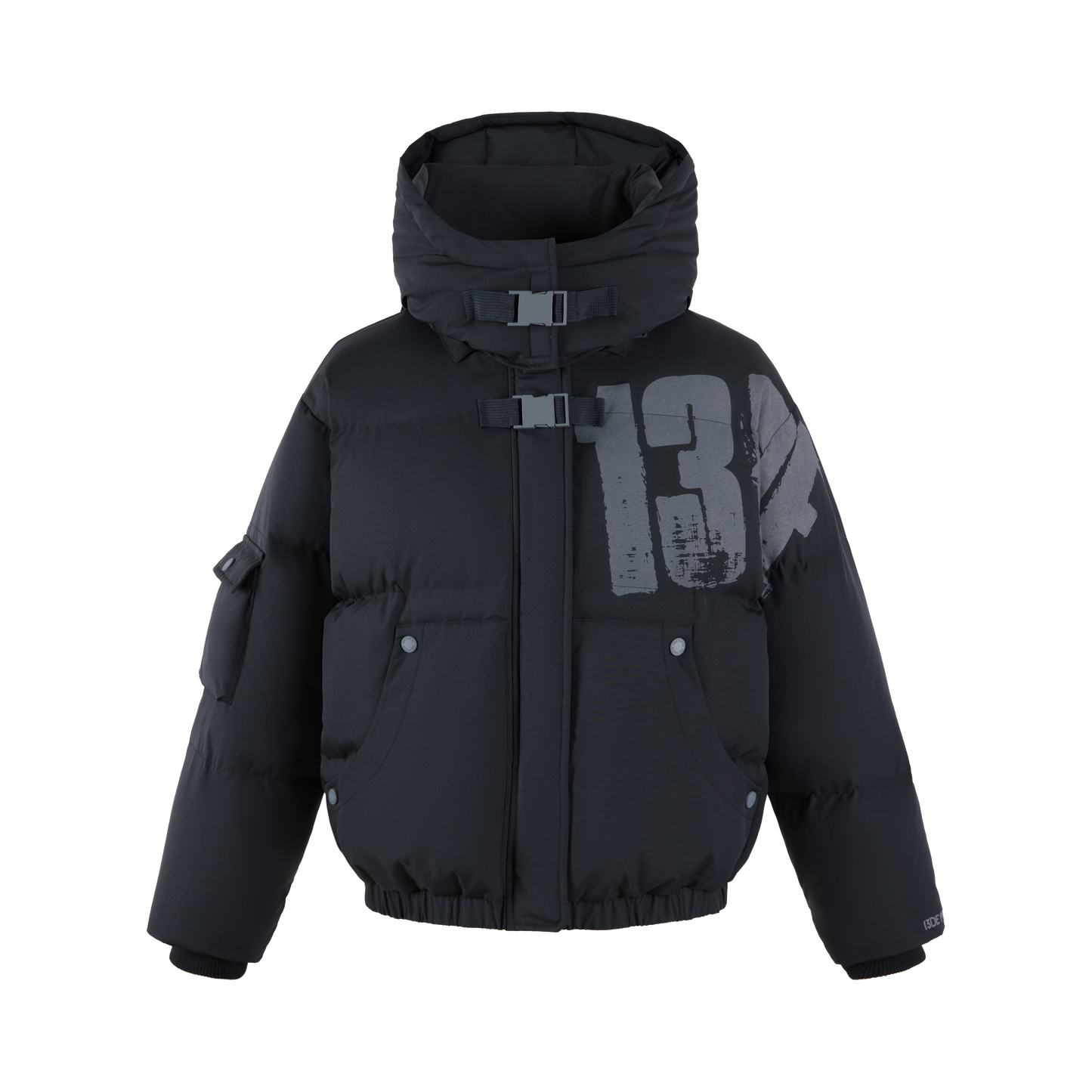 13DE MARZO Doozoo Graffiti Logo Down Jacket