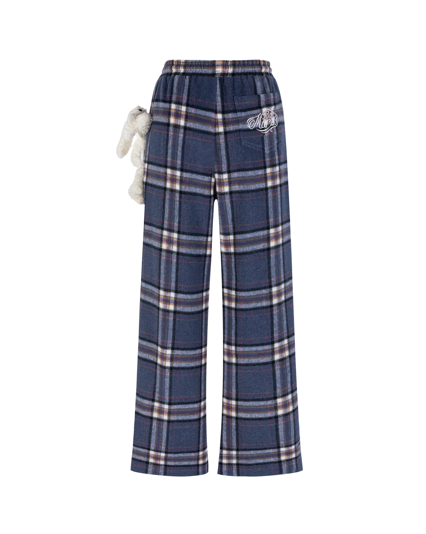 13DE MARZO Doozoo Plaid Straight Pants