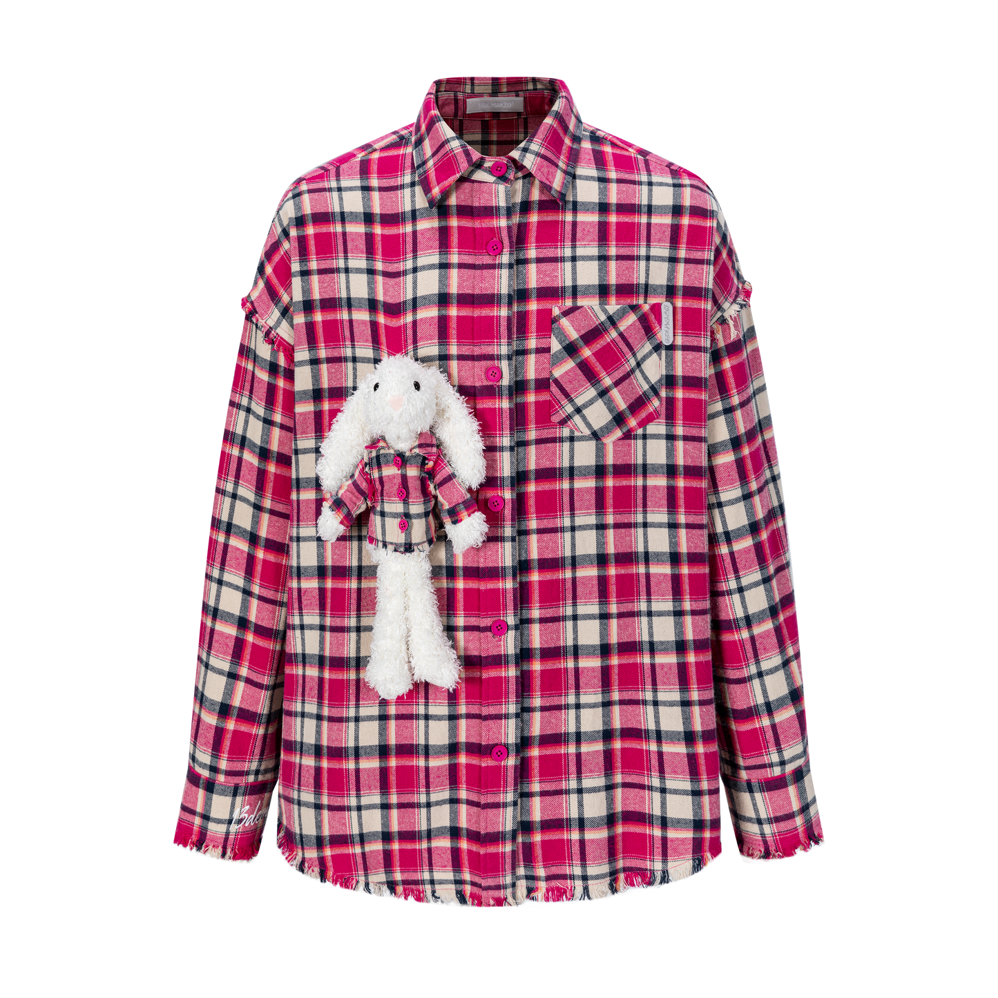 13DE MARZO Doozoo Casual Plaid Shirt