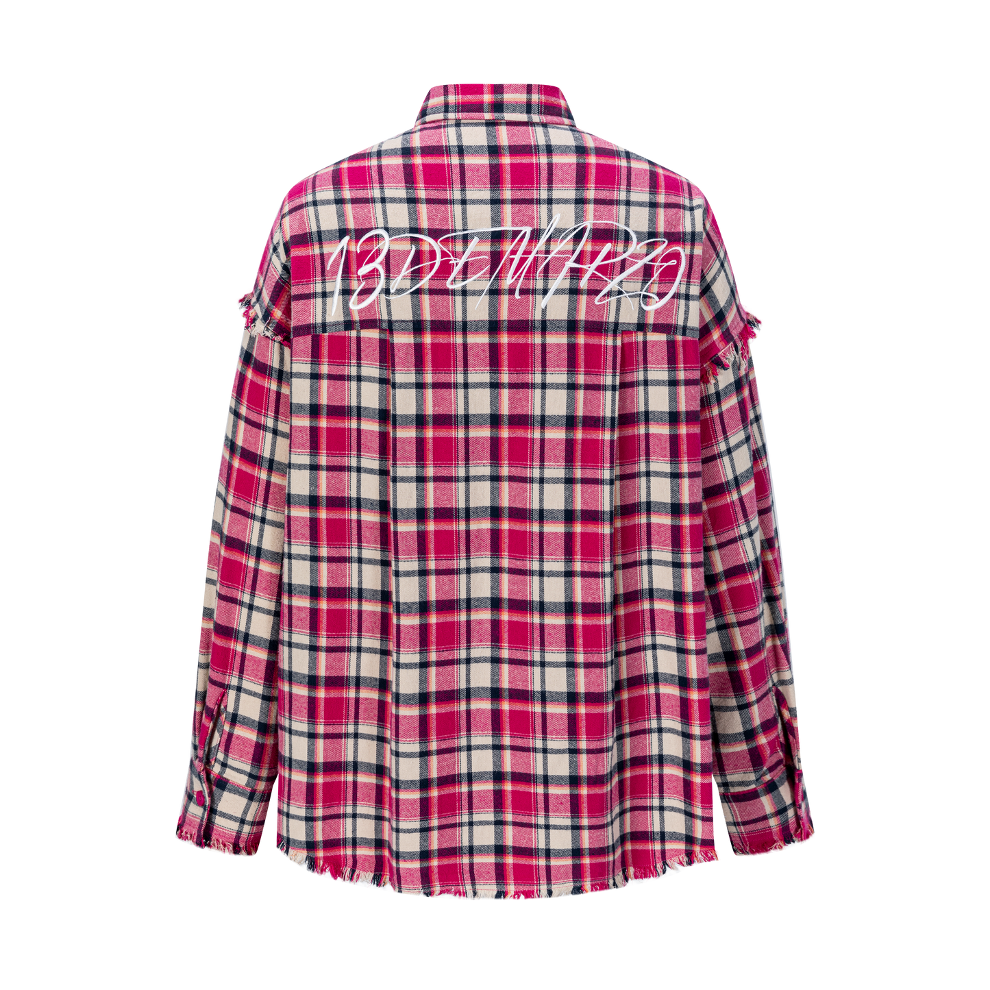 13DE MARZO Doozoo Casual Plaid Shirt