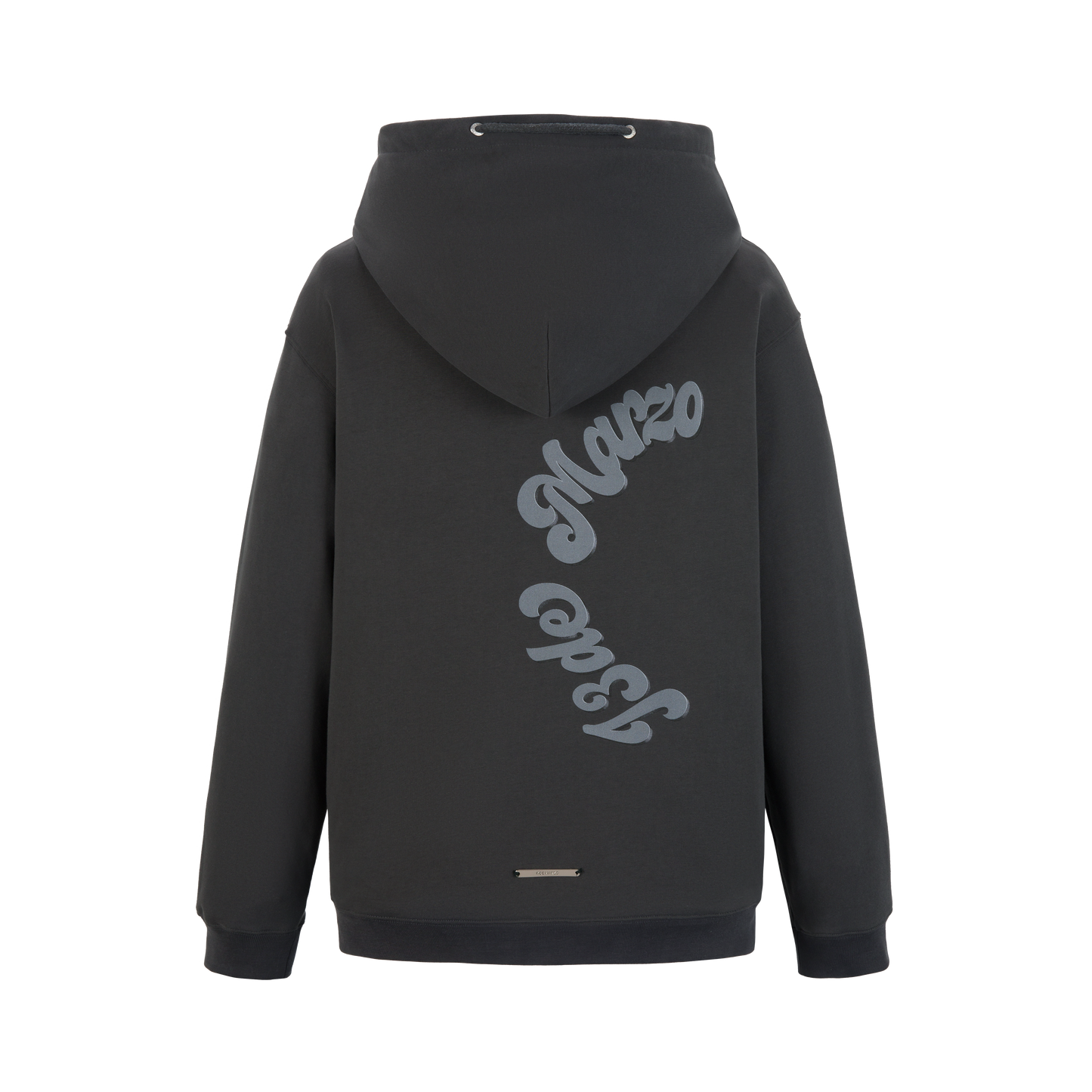 13DE MARZO Doozoo Strings Curved Logo Hoodie