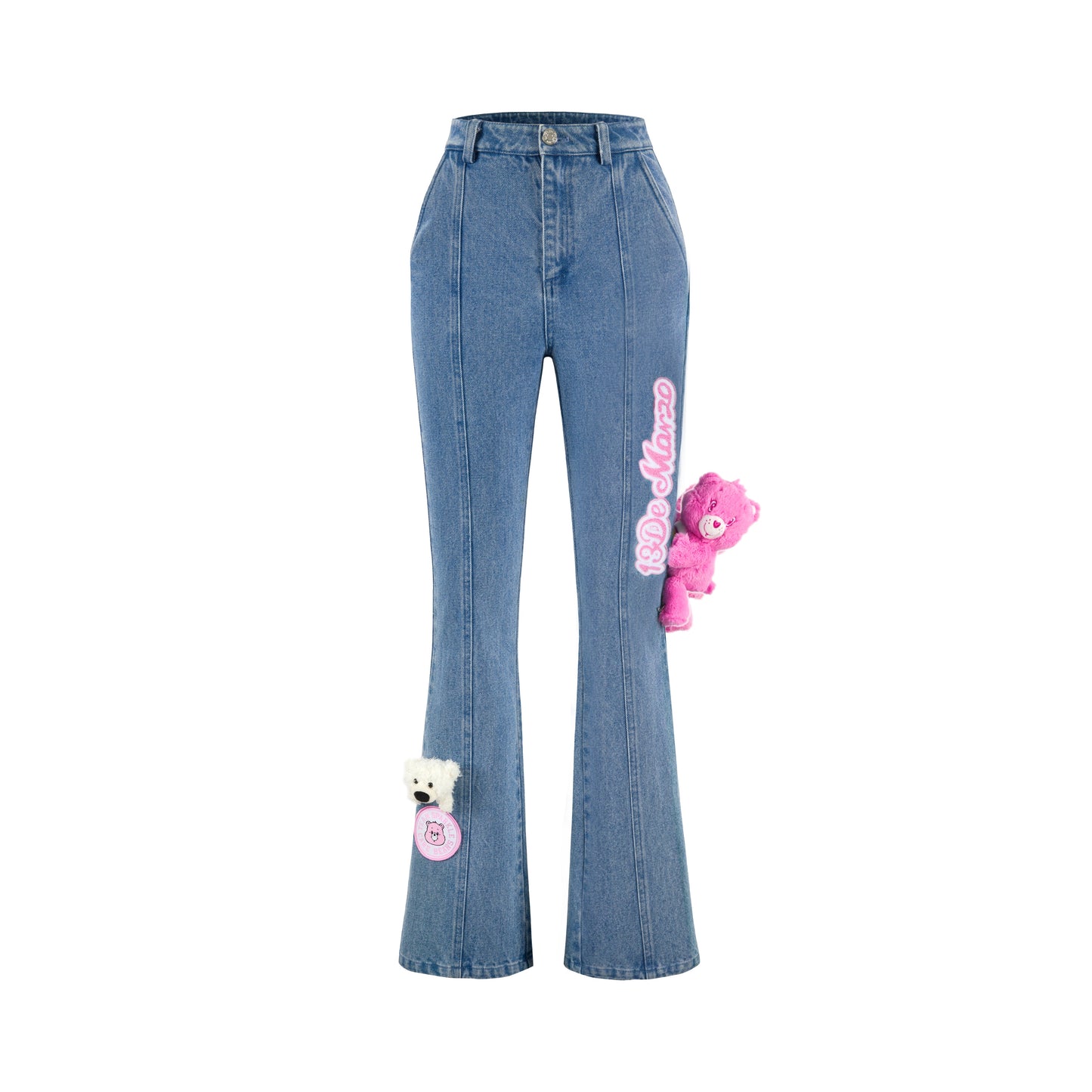 13DE MARZO Care Bears Rainbow Jeans