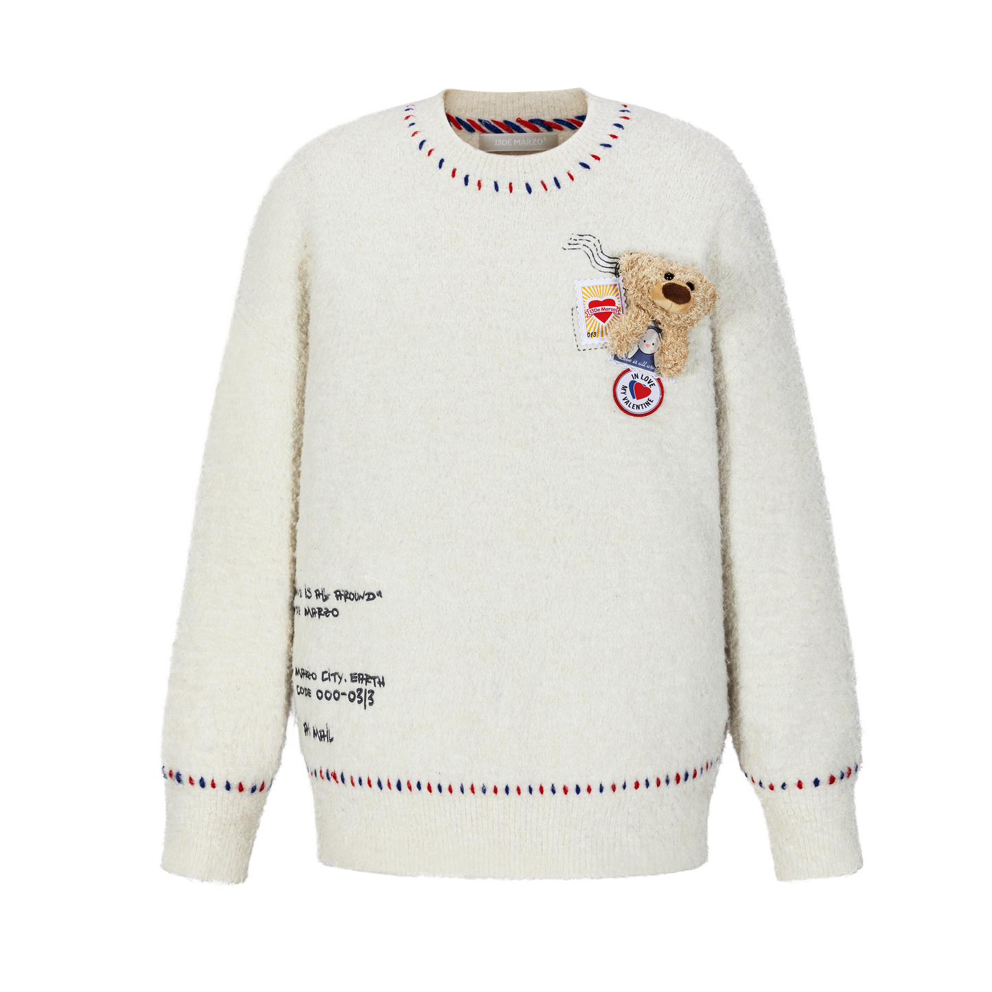 13DE MARZO Love Letter Crewneck