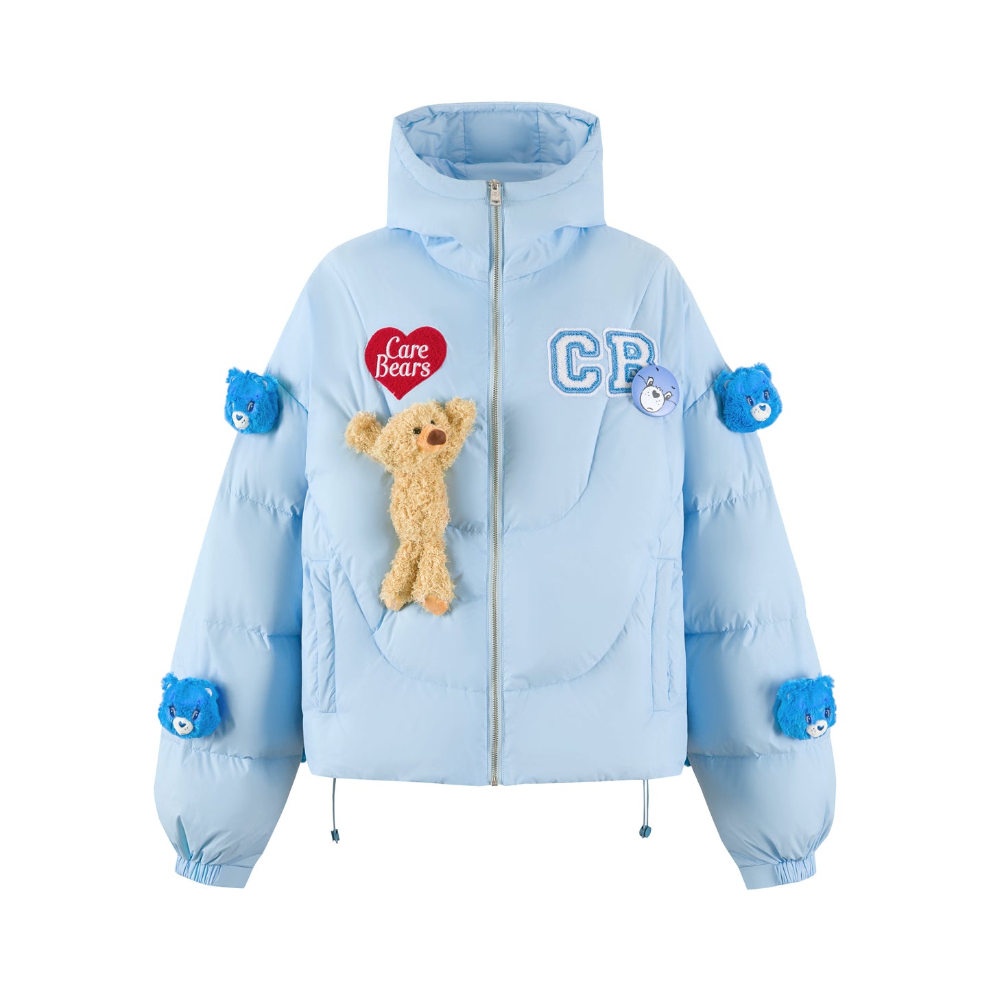 13DE MARZO Care Bears Luminous Down Jacket