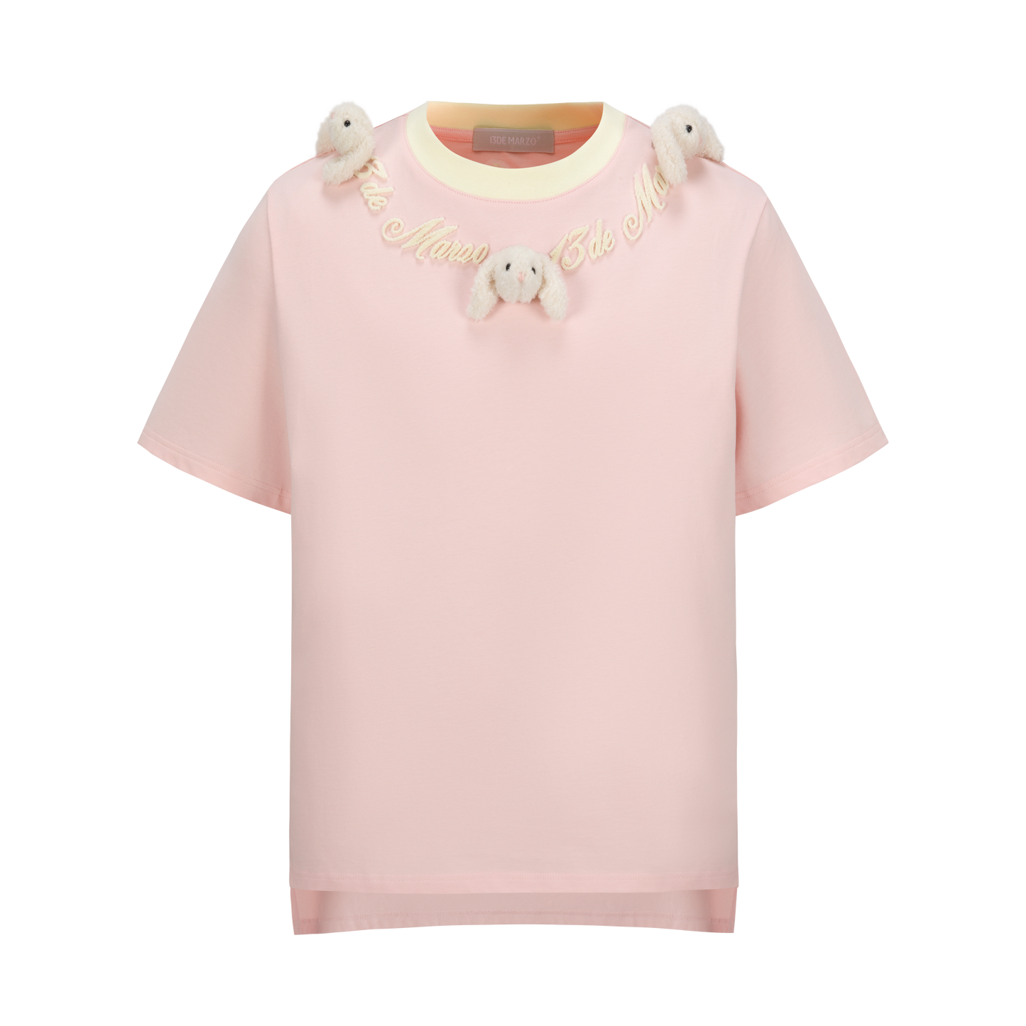 13DE MARZO Doozoo Logo Round Neck T-shirt