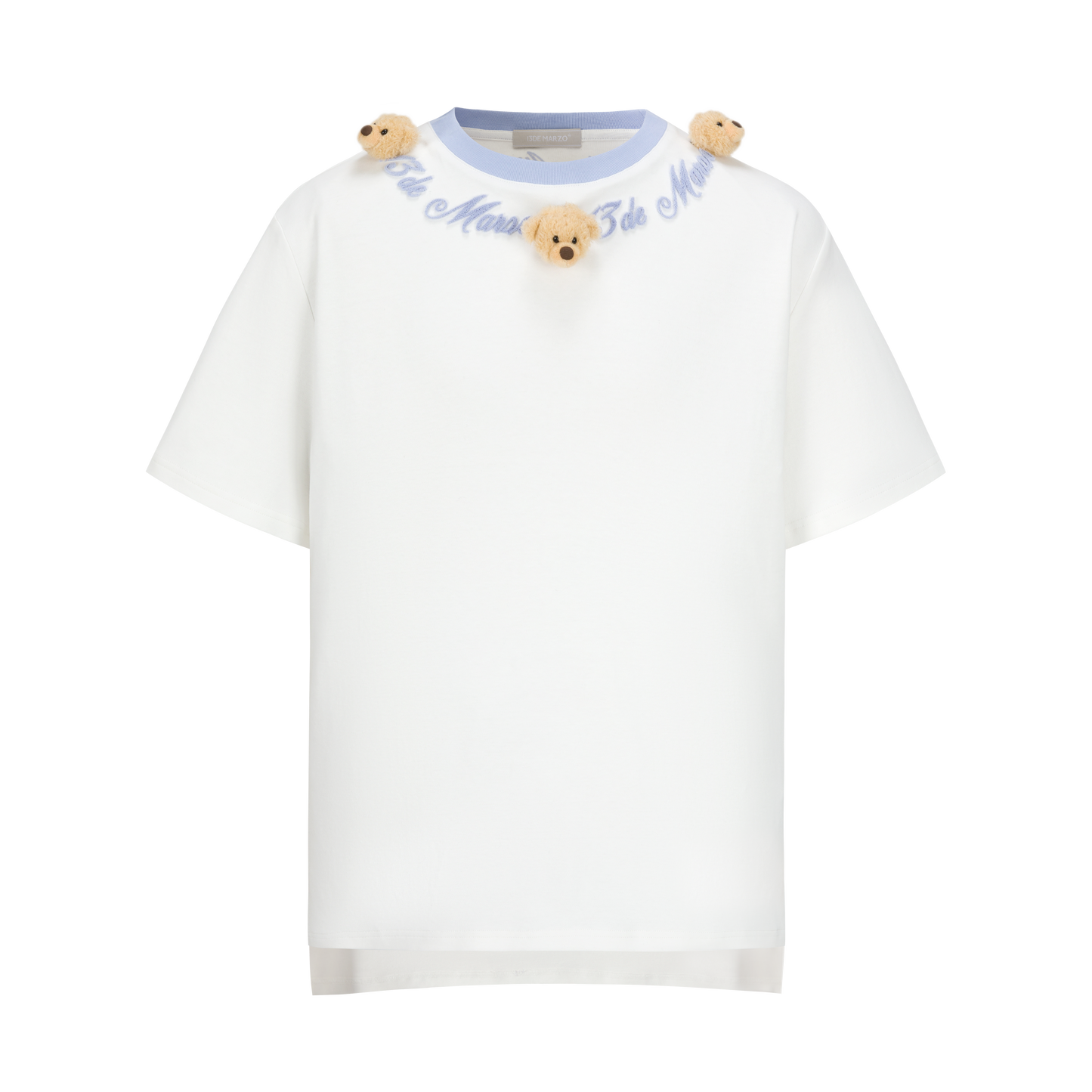 13DE MARZO Doozoo Logo Round Neck T-shirt