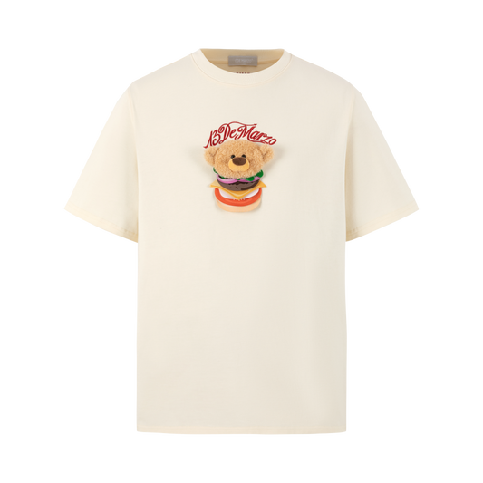 13DE MARZO Layered Hamburger T-shirt